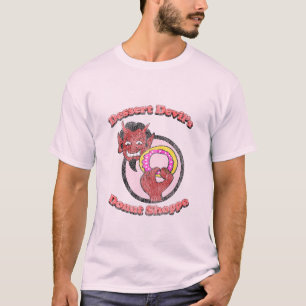 ヴィンテージ デザート デビル ドーナツ ショップ Tシャツ