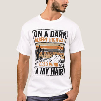 ヴィンテージ デザート ハイウェイ 風 グラフィックTシャツ デザイン Tシャツ