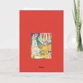 ヴィンテージ デラウェア州地図 カード (裏面)