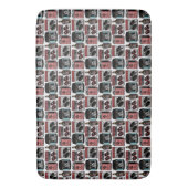 ヴィンテージ トイレタリー&コスメティック柄 バスマット (正面縦)