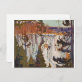 ヴィンテージ・トミー・トムソン・スノー銀行 ポストカード (正面/裏面)