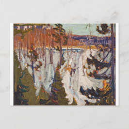 ヴィンテージ・トミー・トムソン・スノー銀行 ポストカード