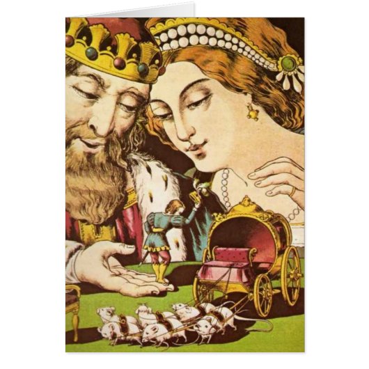 ヴィンテージ-トム親指を搭載する王及び女王、 (正面)