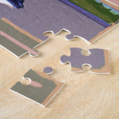 ヴィンテージ・トラベルの自由の女神 ジグソーパズル (側面)