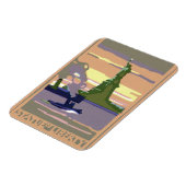 ヴィンテージ・トラベルの自由の女神 マグネット (左側)