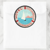 ヴィンテージ&トラベルステッカー ラウンドシール (バッグ)