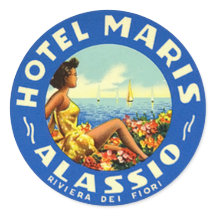 ヴィンテージ&トラベルステッカー