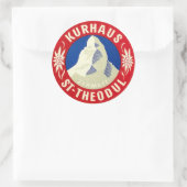 ヴィンテージ&トラベルステッカー ラウンドシール (バッグ)