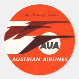 ヴィンテージ&トラベルステッカー ラウンドシール