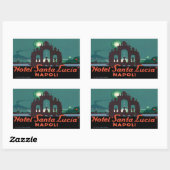 ヴィンテージ&トラベルステッカー 長方形シール (シート)