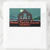 ヴィンテージ&トラベルステッカー 長方形シール (バッグ)