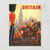 ヴィンテージ トラベルポスター イギリス王室衛兵 ポストカード (正面)