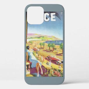 ヴィンテージ トラベルポスター ニース フランス フランス Riviera iPhone 12ケース