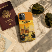 ヴィンテージ トラベルポスター ベネチア イタリア Case-Mate iPhoneケース