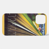 ヴィンテージ トラベルポスター 日本・日本の列車・鉄道 Case-Mate iPhoneケース (裏面 (横))