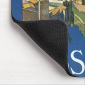 ヴィンテージ トラベル アッシジ イタリア フランシスコ バジリカ マウスパッド (コーナー)