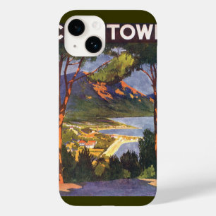 ヴィンテージ トラベル、ケープタウン、南アフリカの都市 Case-Mate iPhone 14ケース