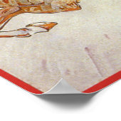 ヴィンテージ トラベル, スイス エンガディンの冬 ポスター (角)