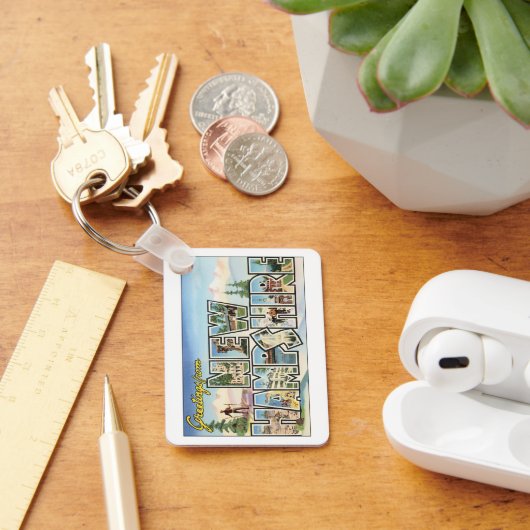 ヴィンテージ トラベル, ニューハンプシャー州からごあいさつ キーホルダー (デスク)