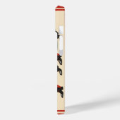 ヴィンテージ トラベル ベルホップ ホテル ローマ、スペイン カディス Case-Mate iPhoneケース (裏面 / 左)