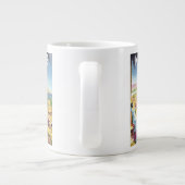 ヴィンテージ トラベル ポスター、フランス ニース フレンチ リビエラ ジャンボコーヒーマグカップ (裏面)