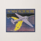 ヴィンテージ トラベル ポスター、フロリダからエア エアプレーン ジグソーパズル (横)