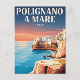 ヴィンテージ トラベル ポストカード | イタリア、ポリニャーノ・ア・マーレ