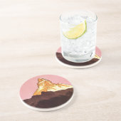 ヴィンテージ トラベル、マッターホルン山、スイス コースター (側面)