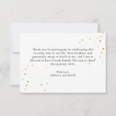 ヴィンテージ トラベル ミス トゥ ミセス トラベル ブライズ シャワー サンキューカード (裏面)