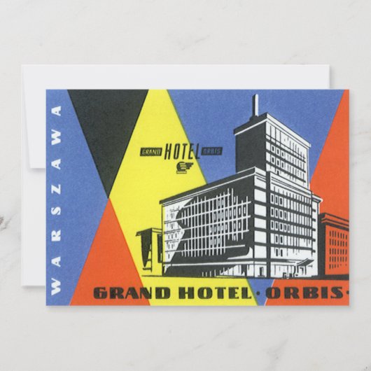 ヴィンテージ トラベル ヨーロッパ, ワルシャワ (Warszawa), ポーランド (正面)