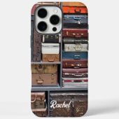 ヴィンテージ トランク カラフルな旅行好きの写真 Case-Mate iPhoneケース (裏面)