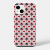 ヴィンテージ トランプ カラー スマホケース iPhoneケース (裏面)