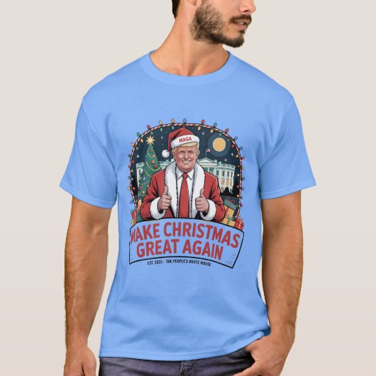 ヴィンテージ トランプ クリスマス, レトロ クリスマス トランプ マーク Tシャツ (正面)