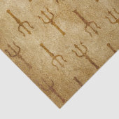 ヴィンテージ·トリデン動揺してトオン·ブラウン·デコパージ 薄葉紙 (詳細)