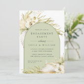 ヴィンテージ トロピックス 婚約パーティー 招待状 (スタンド正面)