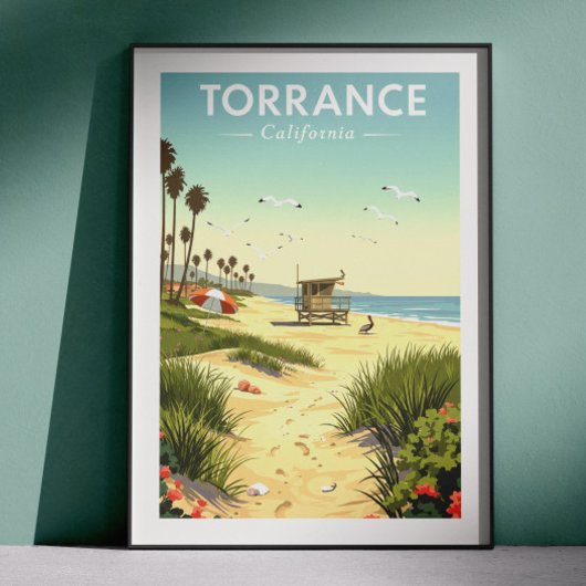 ヴィンテージ トーランス カリフォルニア ポスター
