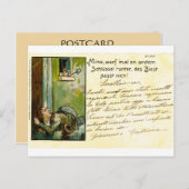 ヴィンテージ，ドイツ初期葉書， 1900 ポストカード (正面/裏面)