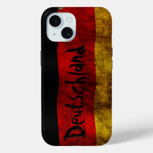 ヴィンテージ ドイツ国旗 iPhone 15ケース