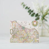 ヴィンテージ ドイツ地図 ポストカード (スタンド正面)