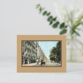 ヴィンテージ　ドイツ ヴィースバーデン　ヴィルヘルムストラ―セ ポストカード (スタンド正面)