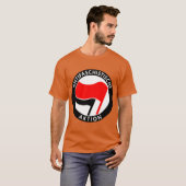 ヴィンテージ ドイツ 反ファシズム行動 アンチファシズム Tシャツ (正面フル)