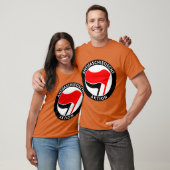 ヴィンテージ ドイツ 反ファシズム行動 アンチファシズム Tシャツ (ユニセックス)