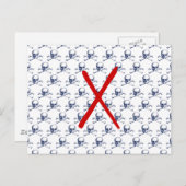 ヴィンテージ ドクロ&クロスボーン ポストカード (正面/裏面)