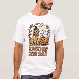 ヴィンテージ・ドッグ・ダッド・ハロウィングラフィック Tシャツ