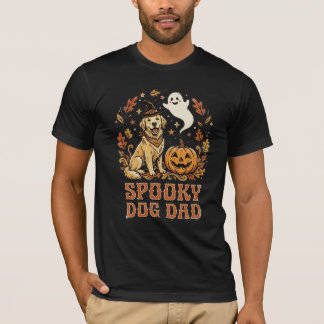 ヴィンテージ・ドッグ・ダッド・ハロウィングラフィック Tシャツ