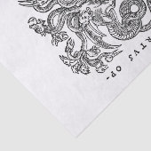 ヴィンテージ・ドラゴン・アート・デコレーション 薄葉紙 (詳細)