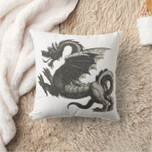 ヴィンテージ・ドラゴン クッション (ブランケット)