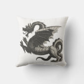 ヴィンテージ・ドラゴン クッション (裏面)