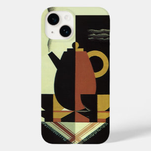 ヴィンテージ ドリンク ベバレッジ コーヒー ポットとカップ Case-Mate iPhone 14ケース