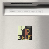 ヴィンテージ ドリンク 飲料 コーヒーポットとカップ マグネット (インサイチュ (食洗機))